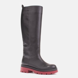 Marco Shoes Trapper čizme s pravilnim gornjim dijelom crna 1