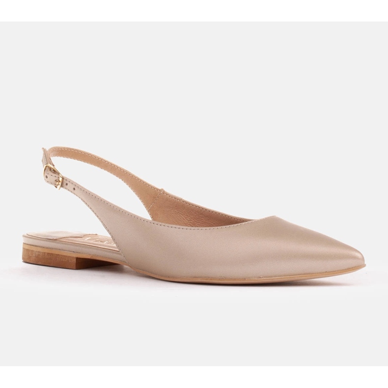 Marco Shoes Sandale od prirodne kože u zlatnoj boji 1965P-1232-1 bež zlatni 1