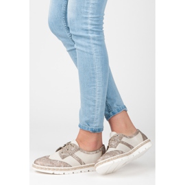 Cipele na vezanje KYLIE smeđa 2