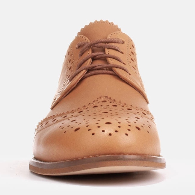 Marco Shoes Cipele s ukrasnom perforacijom smeđa 2