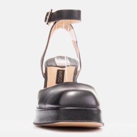 Marco Shoes Sandale na booster platformi crna 2