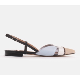 Marco Shoes Šarene sandale od prozirnog materijala bež crna plava 1