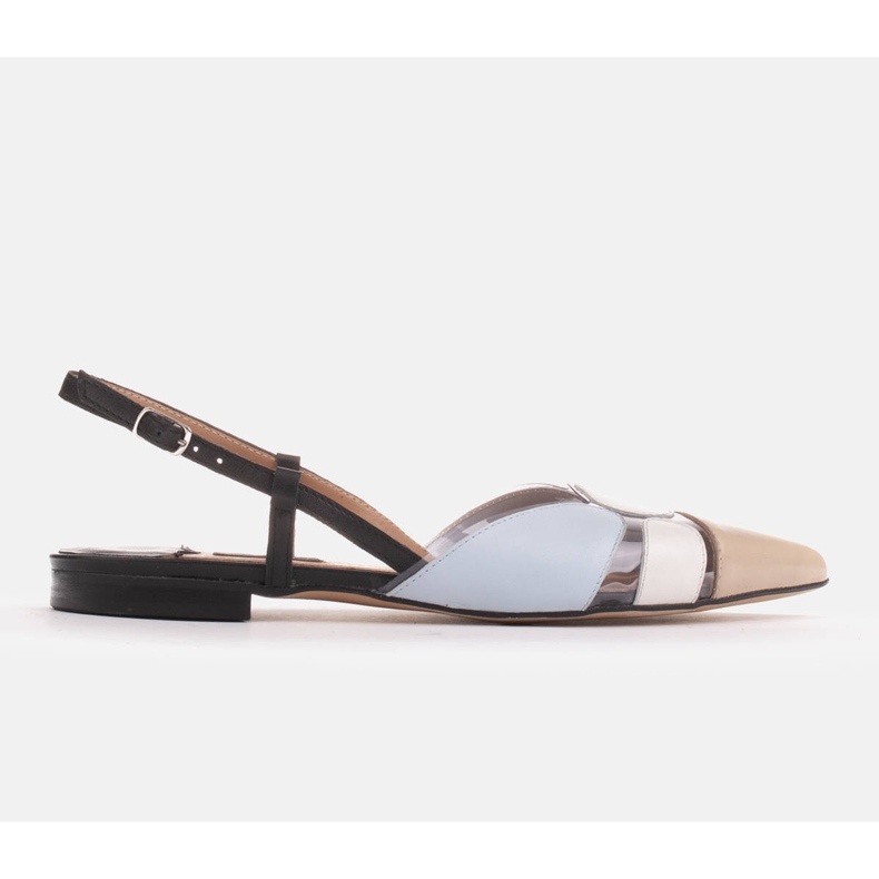 Marco Shoes Šarene sandale od prozirnog materijala bež crna plava 1