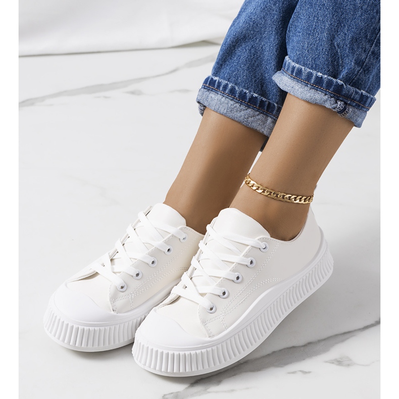 Bež tenisice na platformi Zorgan 1