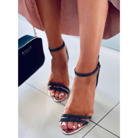 Tessa crne sandale na visoku petu crna 1