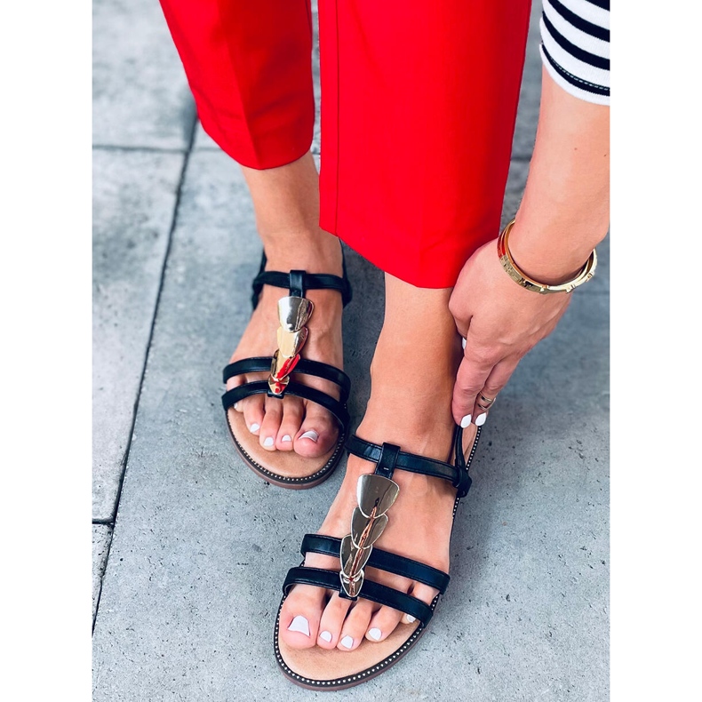 Hermine crne ženske sandale crna 1