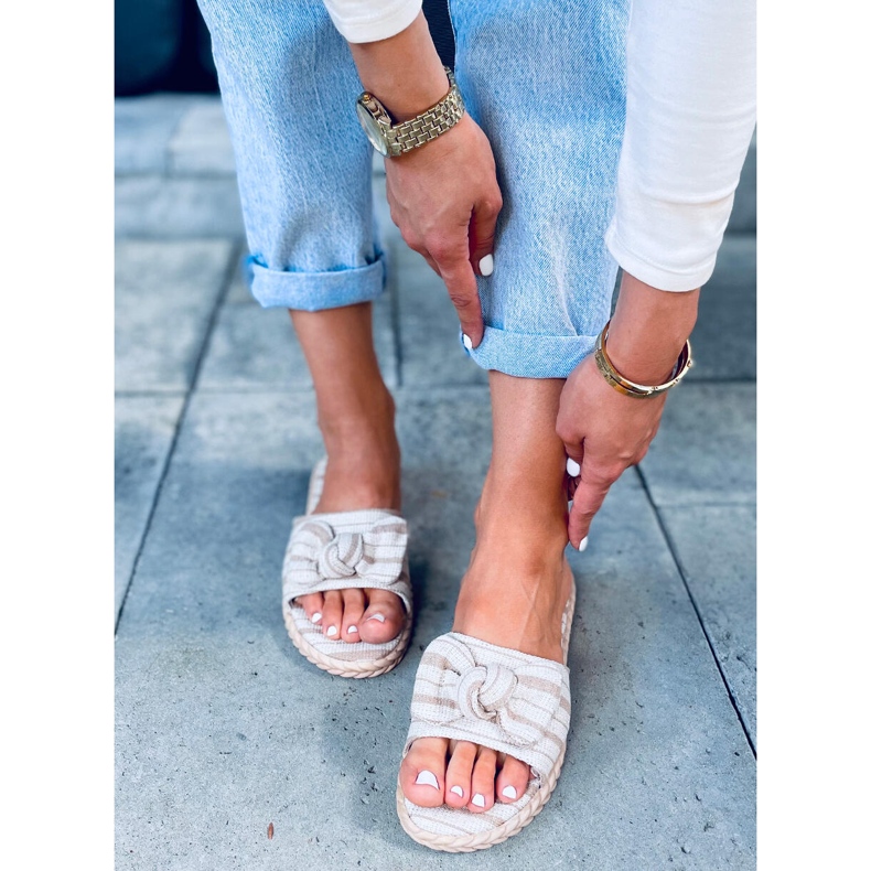 Ženske papuče Adana Apricot bež 1