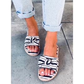 Adana Crne ženske papuče bež crna 1