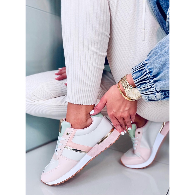 Ženske sportske cipele Grass Pink ružičasta raznobojna 2