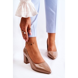 Lakirane cipele Sergio Leone PB411 Smeđe smeđa 1