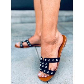 Lime Black ženske papuče crno 1