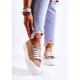 Dolaze smeđe ženske tenisice na platformu smeđa 2