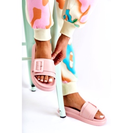 Ženske japanke s kopčom, ružičaste ružičasta 3