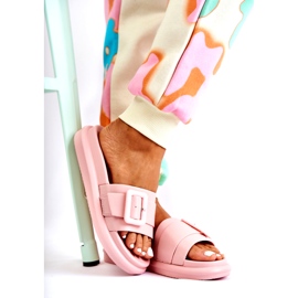 Ženske japanke s kopčom, ružičaste ružičasta 2