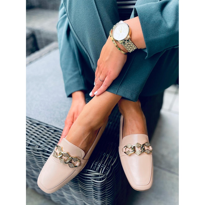 Mallow Khaki ženske mokasinke bež 2