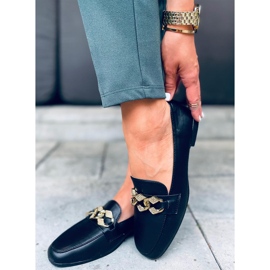 Mallow Black ženske mokasinke crna 2