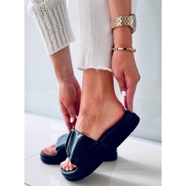 Atissa crne ženske papuče crno 2