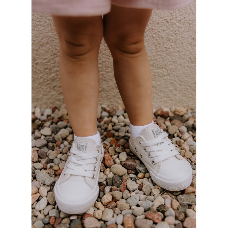 Dječje tenisice od eko kože Big Star JJ374310 Bijele bijela 1