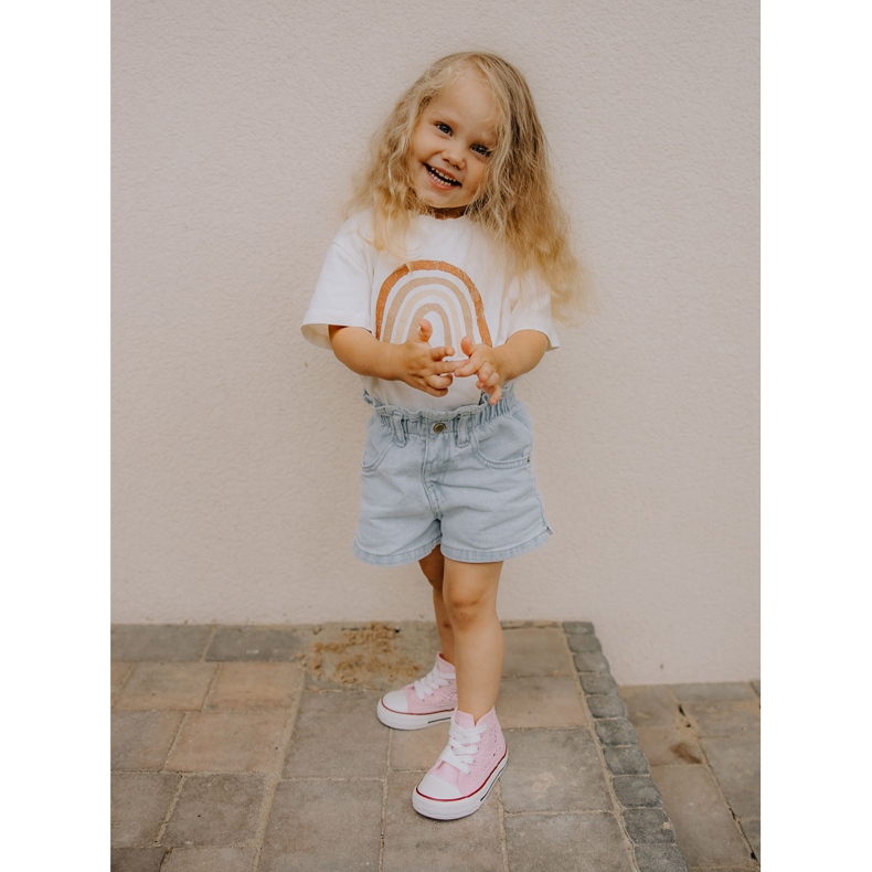 Dječje visoke tenisice Pink Mona ružičasta 1