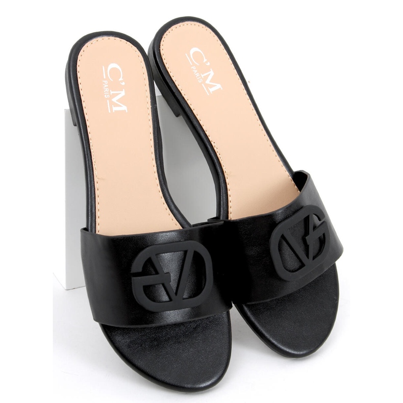 Scilla crne ženske papuče crno 2