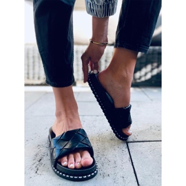 Sunny Black ženske papuče crna 1