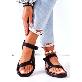 Ženske sportske sandale crne crno 4