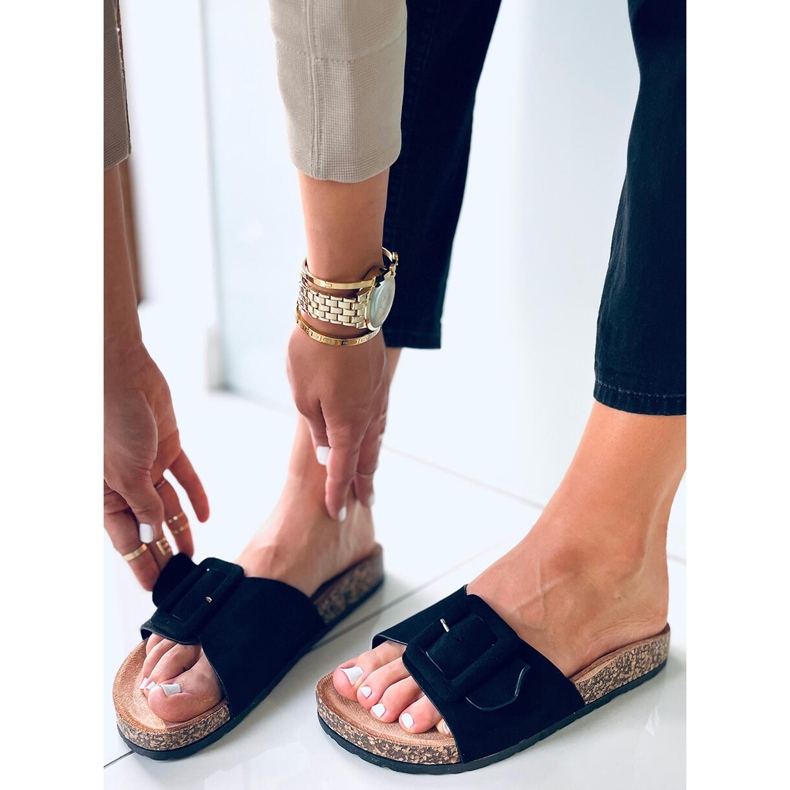 Priya papuče od crnog pluta 1