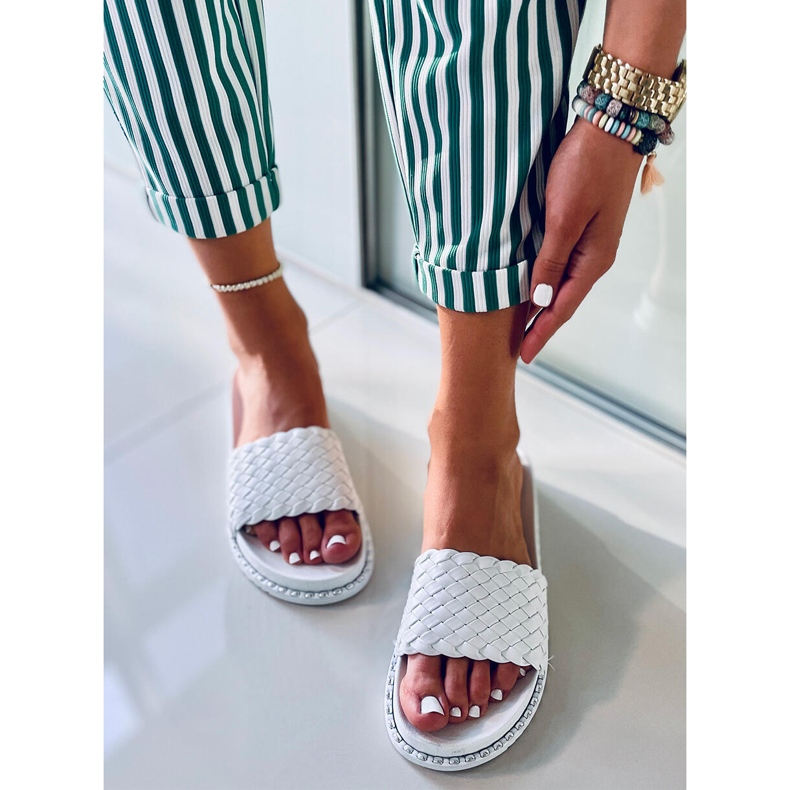 Ženske papuče Edna White bijela 2