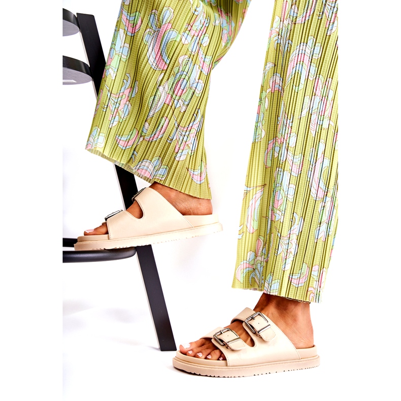 PJ1 Klasični ženski bež natikači Weston 4