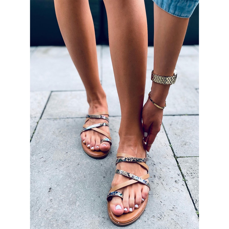 Nigella Beige ženske papuče bež 1