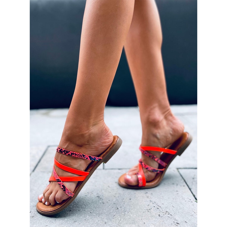 Ženske papuče Nigella Orange narančasta 2