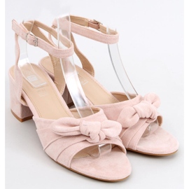 Giselle Pink sandale na visoku petu ružičasta 2