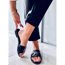 Kettle Black ženske papuče crno 2