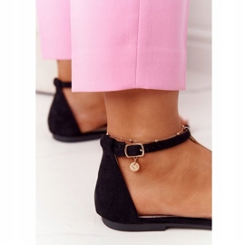 S.Barski Elegantne sandale od antilopa S. Bararski 541-7 Crna 4