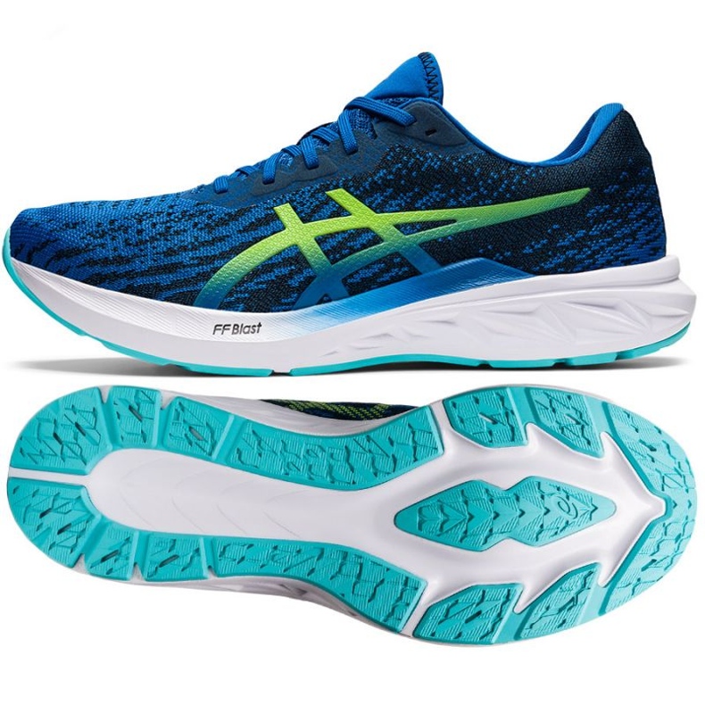 Asics Dynablast 2 M 1011B205 402 tenisice za trčanje plava zelena 1