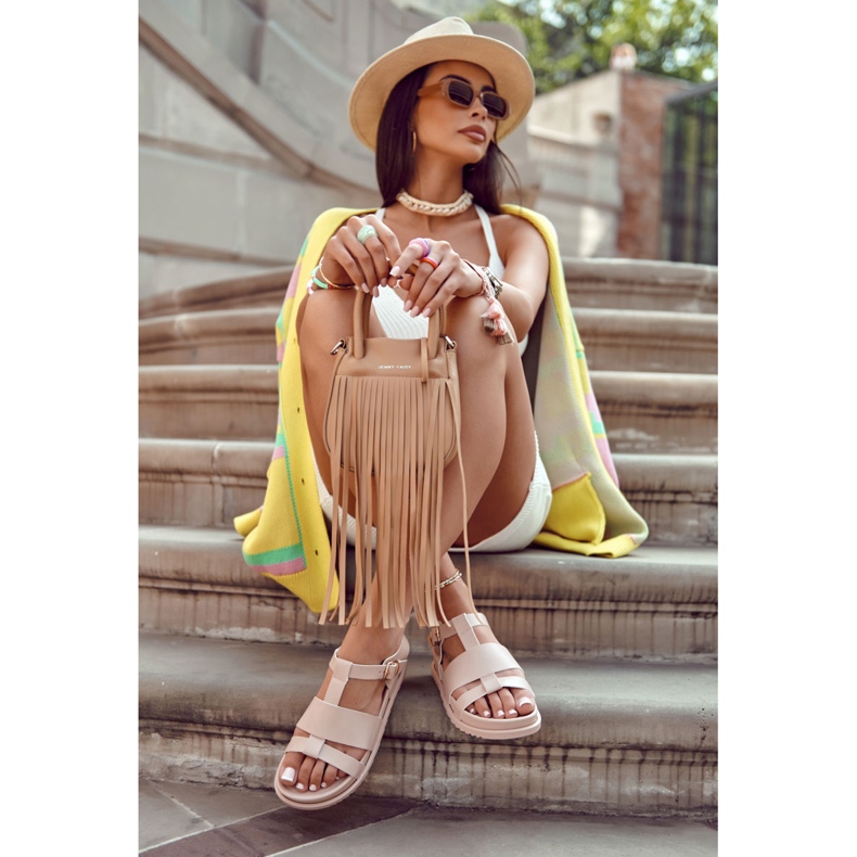 Tessy svijetloružičaste sandale na platformu ružičasta 2