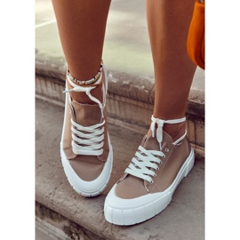 Dolaze smeđe ženske tenisice na platformu smeđa 1