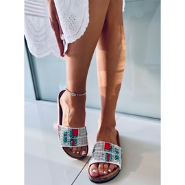 PA1 Taida Bijele papuče od pluta bijela 2