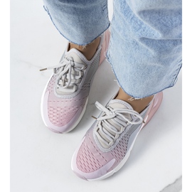 Glaner sive sportske tenisice ružičasta siva 1