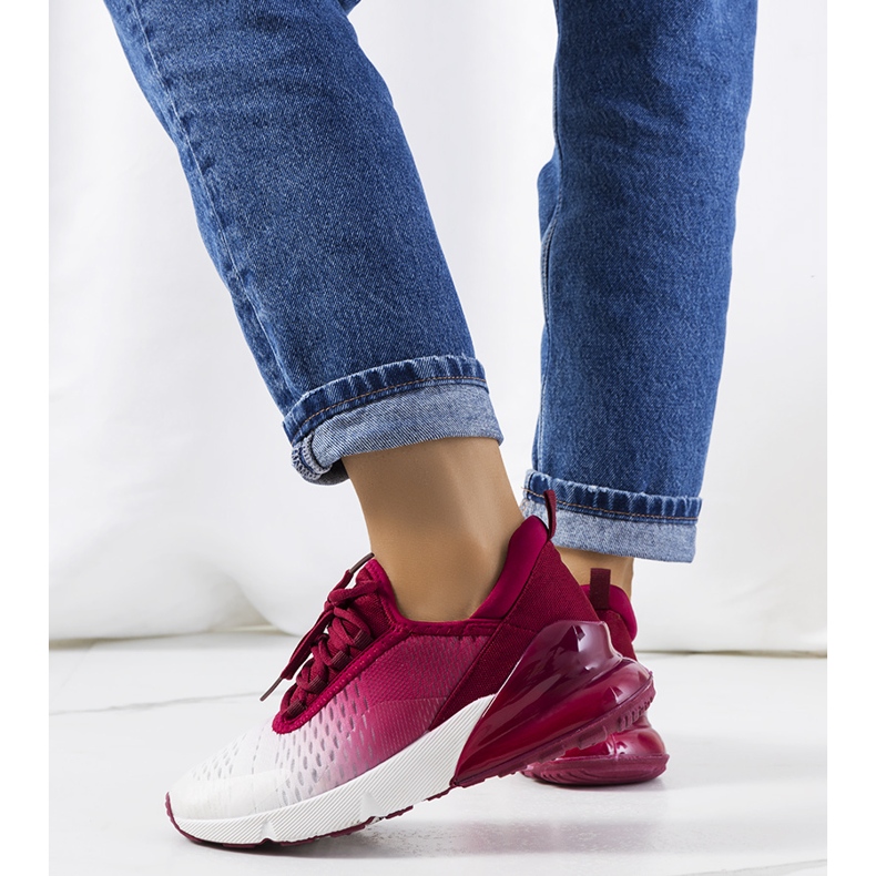 Glaner bordo sportske tenisice bijela 2