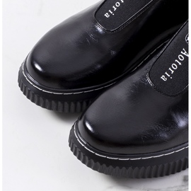 Crne brogove na platformi Siddons crno 1