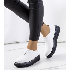 Bijeli brogovi na platformi Siddons bijela 1