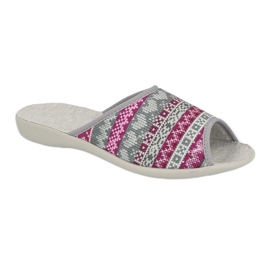 Befado ženske cipele pu 254D133 ružičasta siva 1