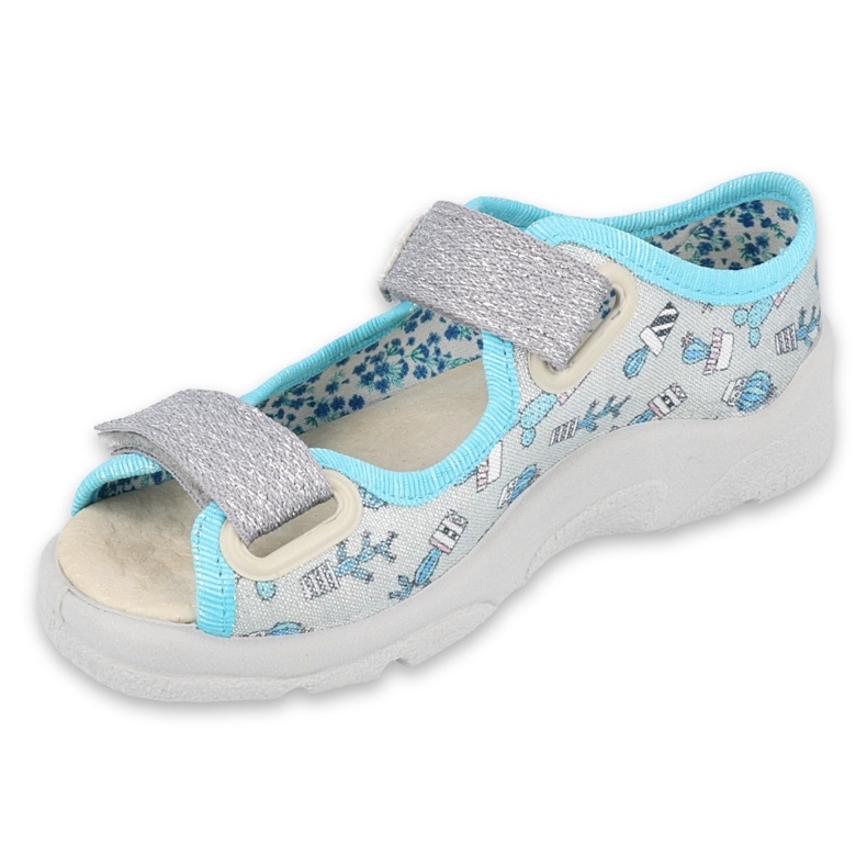Befado dječje cipele 869X155 plava srebro siva 1