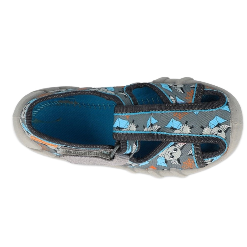 Befado dječje papuče 190P104 sivo-plave siva 3