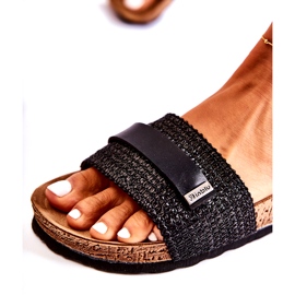 Ženske klasične papuče Inblu NM000025 crne crno 3