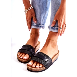 Ženske klasične papuče Inblu NM000025 crne crno 5