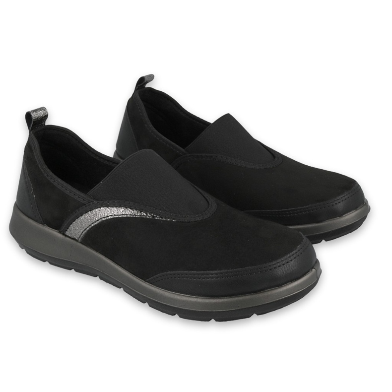 Befado ženske cipele 156D006 crna srebro 5