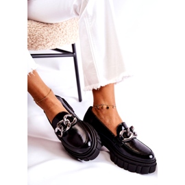 Ženske natikače Kožne natikače crne Laura Messi 2339 crna 1