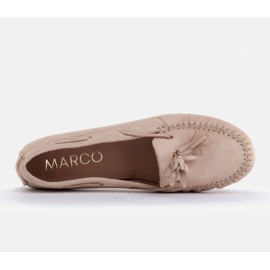 Marco Shoes Loaferice s fleksibilnim potplatom bež 5